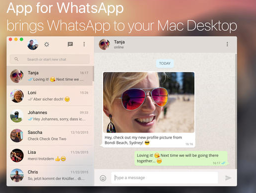 whatsapp messenger for mac os